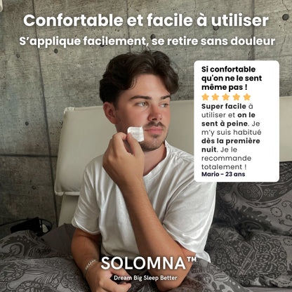 Solomna™ Bande buccale anti-ronflement
