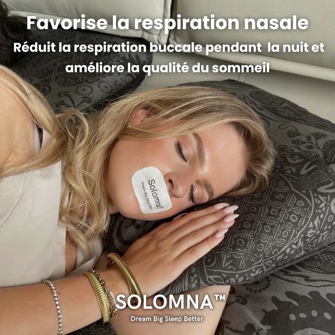 Solomna™ Bande buccale anti-ronflement
