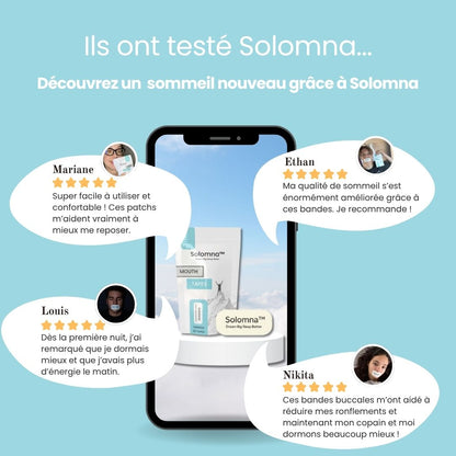 Solomna™ Bande buccale anti-ronflement